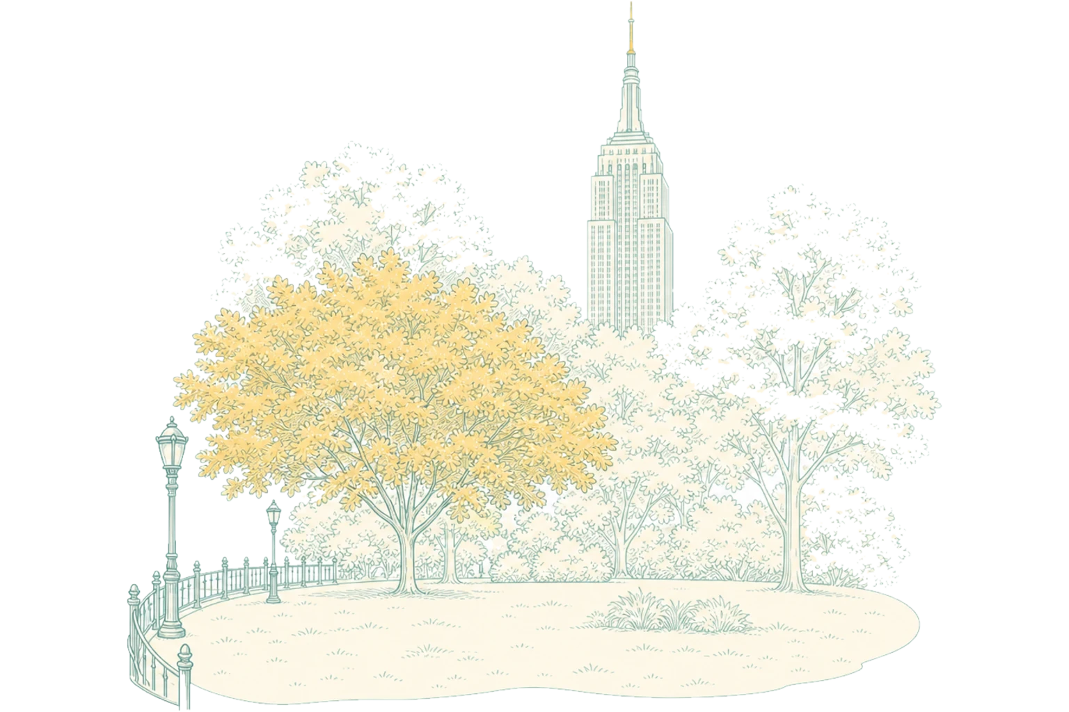 Madison Square Park greenery